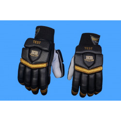 HB Batting Gloves - TEST - Black